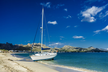 pollensa beach in Majorca