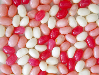 Fototapeta na wymiar Pink Jelly Beans