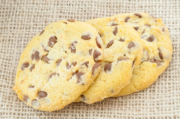 big chocolate cookies
