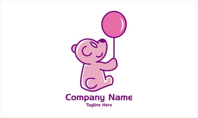 Sweet Teddy Bear with Ballon