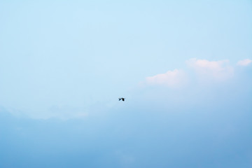 blue sky cloud background