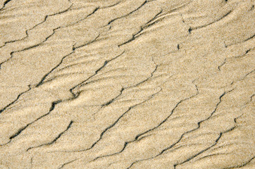 The pattern on the sand THAILAND