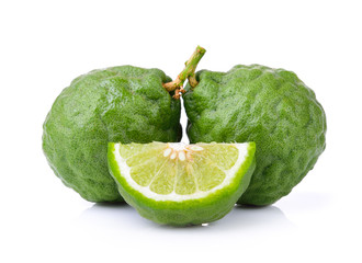 bergamot on white background