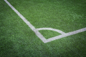 Obraz premium Green Grass Texture in Soccer Field