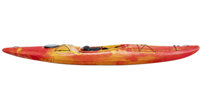 crossover whitewater kayak isolated