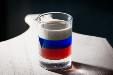 cocktail Russian flag