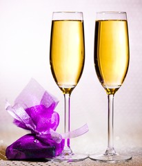 Drink. two glasses white wine!