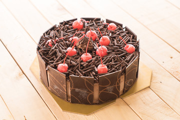 chocolate ice-cream cake