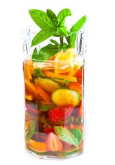 Pimms, white background