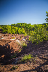 The Cheltenham Badlands in Caledon ontario, Canada