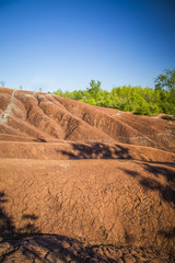 The Cheltenham Badlands in Caledon ontario, Canada