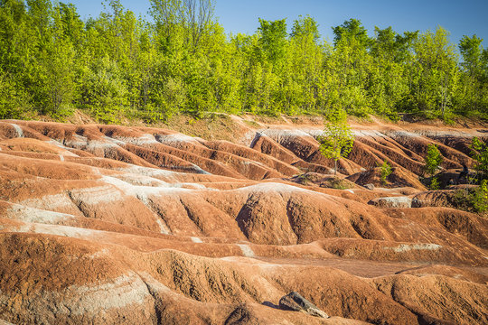 The Cheltenham Badlands in Caledon ontario, Canada