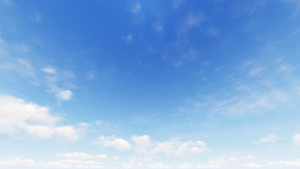 Cloudy blue sky abstract background, 3d illustration