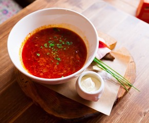 Food. russian borsch