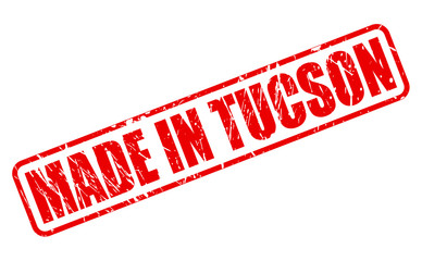 MADE IN TUCSON RED STAMP TEXT