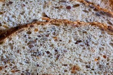 Food. Bread macro!
