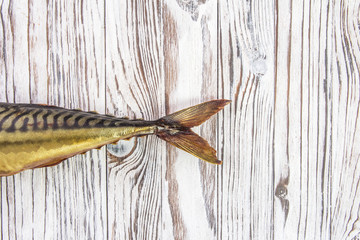 Mackarel at cutting table