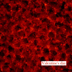 Valentine's day background with hearts