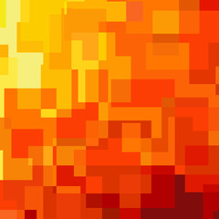 Abstract orange background consisted of rectangles