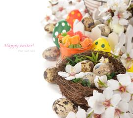 Flowering branches and eggs