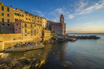 Miasteczko Tellaro,Liguria,Włochy - obrazy, fototapety, plakaty