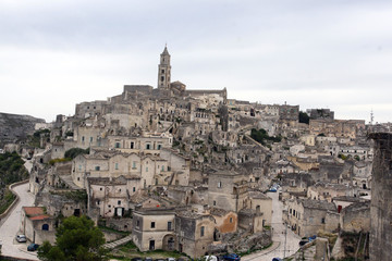 Obraz premium the stones of Matera world heritage Unescu