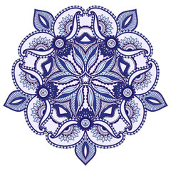 Vector color mandala.
