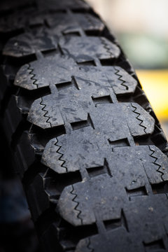 Used motorcycle tire