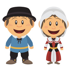 Petit couple Lorrain