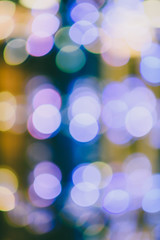 Blurred bokeh city lights to use as a background