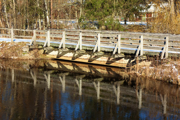 Fototapeta premium Old railroad bridge