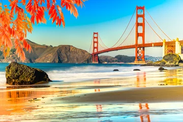 Selbstklebende Fototapeten Golden Gate, San Francisco, California, USA. © Luciano Mortula-LGM