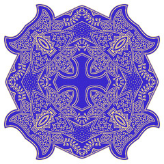 Vector color mandala.
