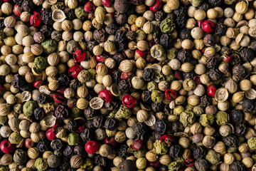 Peppercorn mix texture background