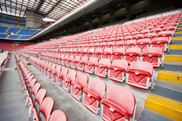 Naklejka premium chairs on the stadium