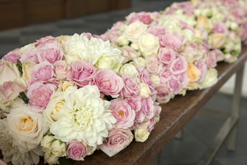Closeup of Wedding Flowers
