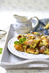 Kaiserschmarrn - traditional austrian pancake dessert.