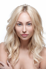 Beautiful woman with perfect skin