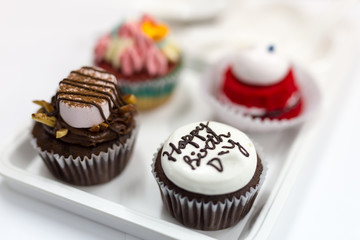 cupcake for happy birth day cake