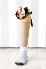 prosthetic leg