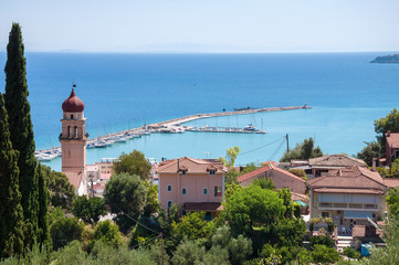 View of port in Zante town