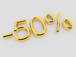 discount 50 percent