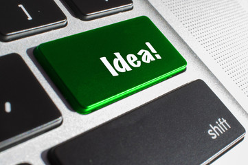 Fototapeta premium Idea teclado 