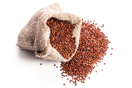 Heap of quinoa, healthy vegan food concept