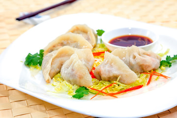 Vegan Pan Fried Dumpling