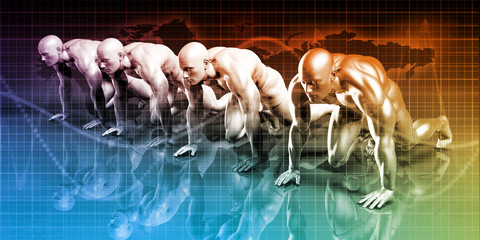 Obraz premium Business Competition