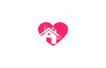 happy home life heart logo