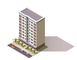 Vector isometric building