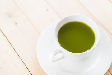hot matcha