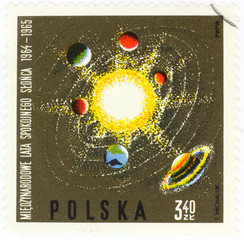 old polish postage stamp